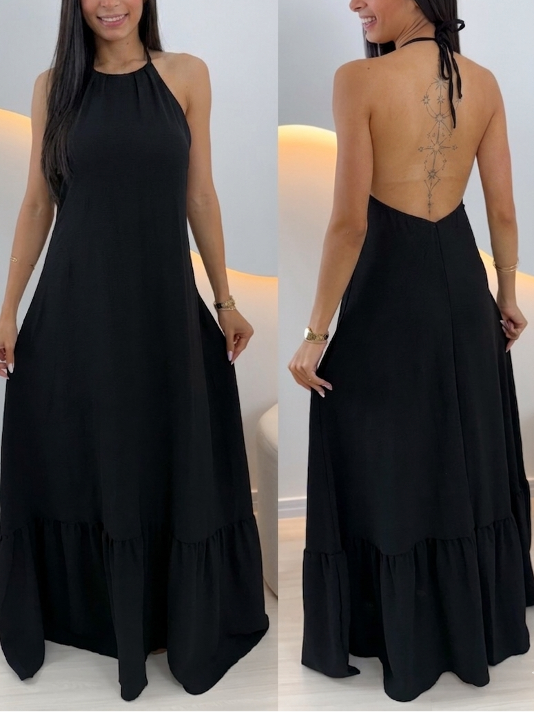 Vestido Maxi Jade - Simoura Maison