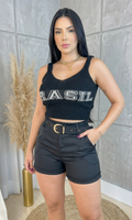 Cropped Tricot Brasil - Simoura Maison