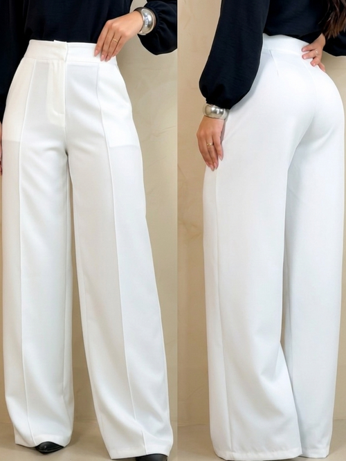 Calça Pantalona Alfaiataria - Simoura Maison